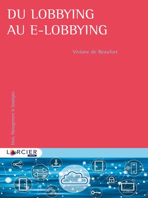 cover image of Du lobbying au E-lobbying